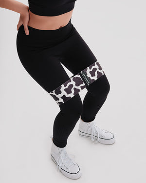 Cow print resistance band