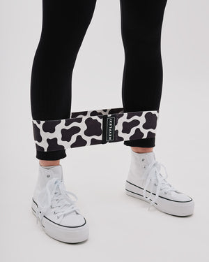 Cow print resistance band