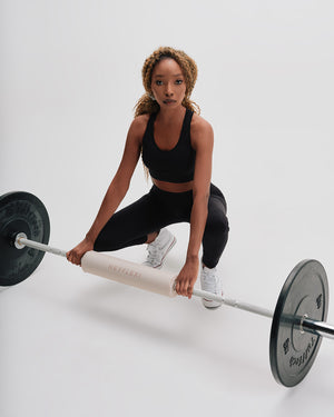Neutral coloured barbell pad