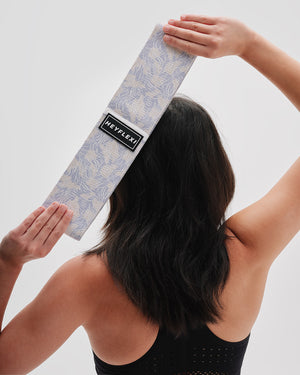 Oasis print fabric resistance band