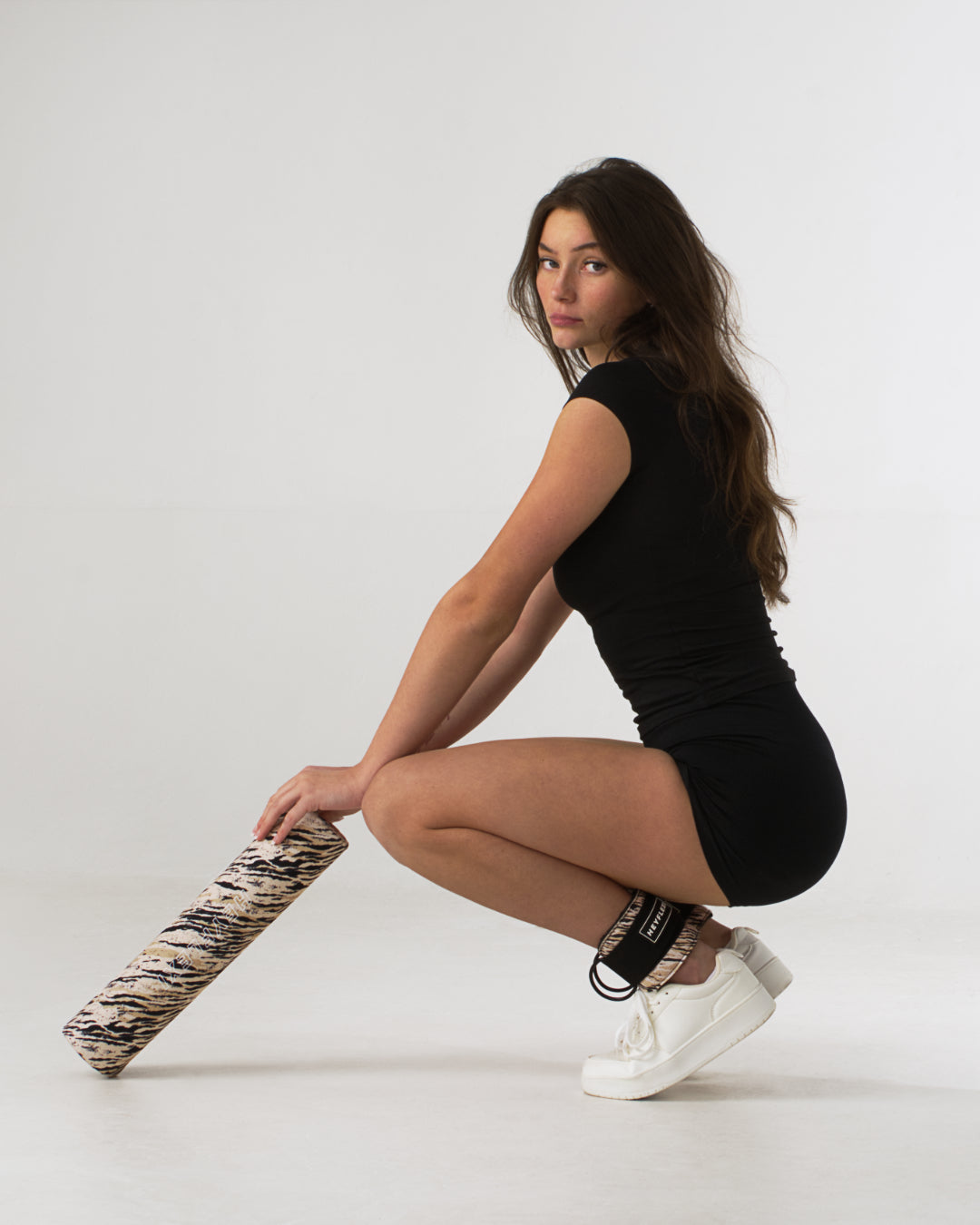 Safari barbell pad and matching ankle straps