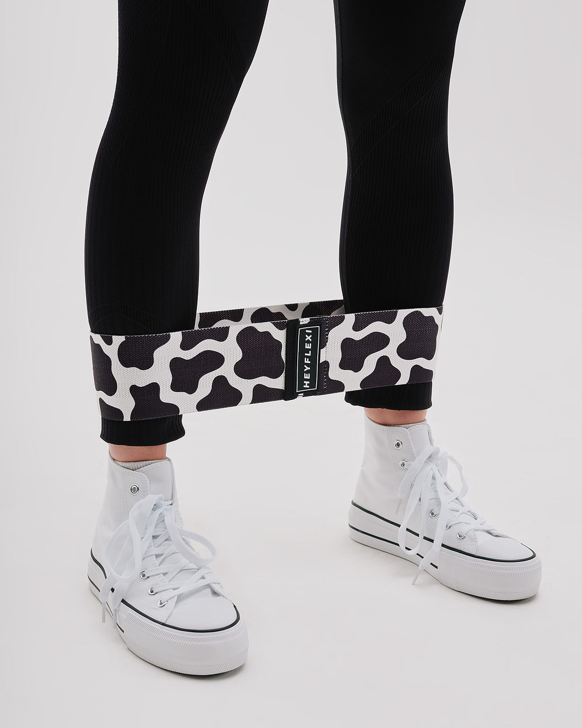 Cow print resistance band