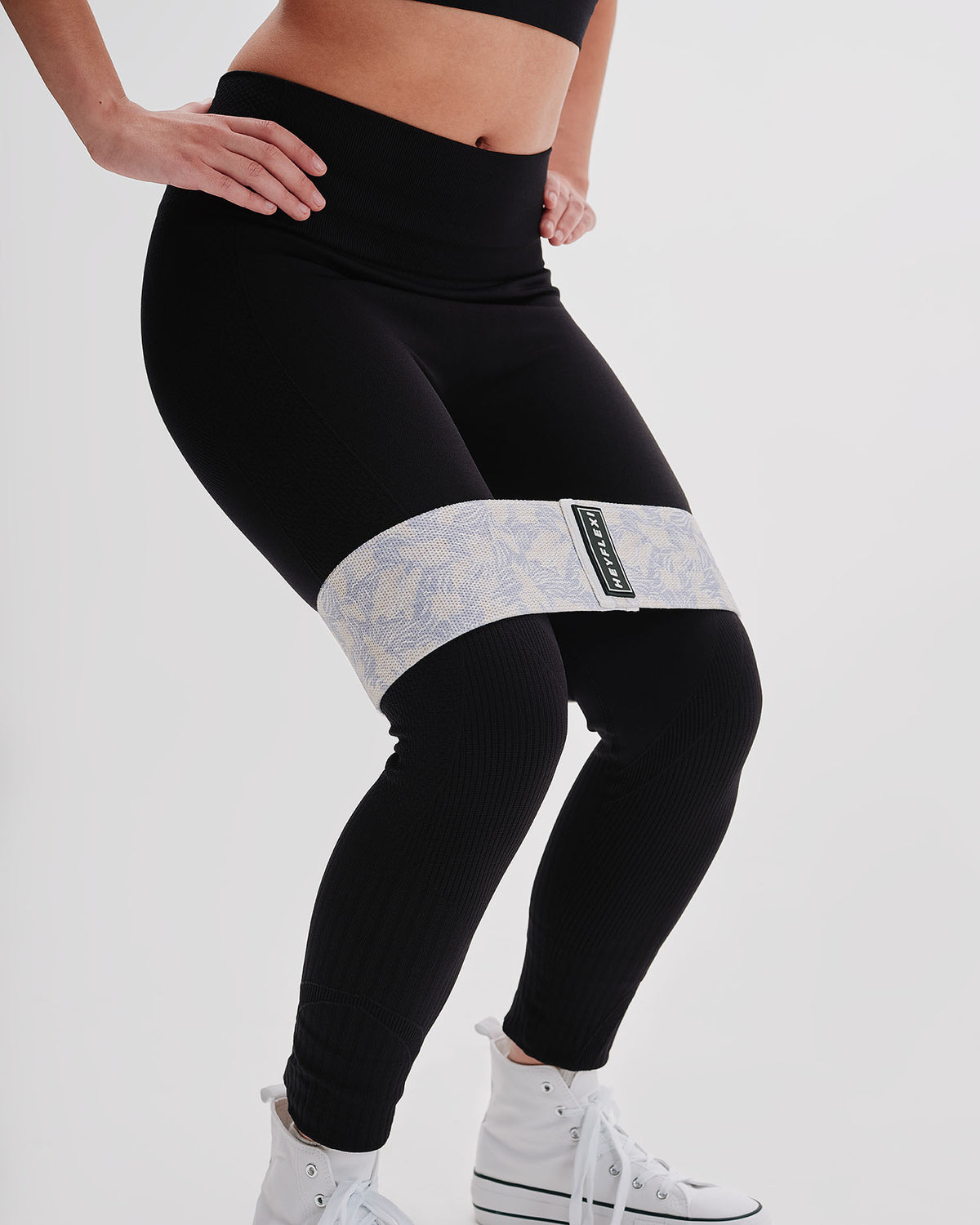 Oasis print fabric resistance band