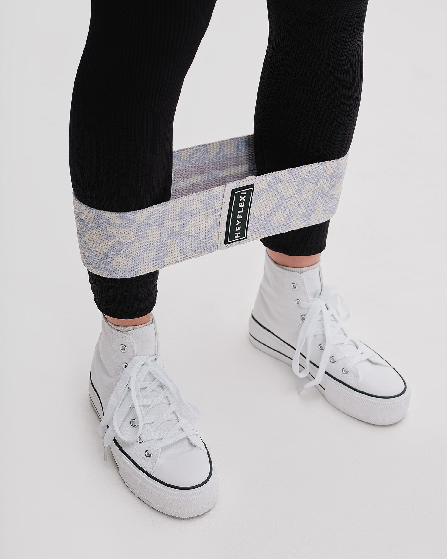 Oasis print fabric resistance band